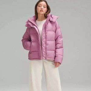NWT Lululemon Wunder Puff Jacket Velvet Dust Size 4